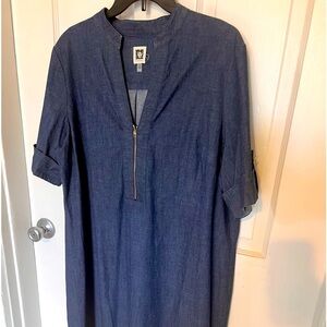 Anne Klein denim dress